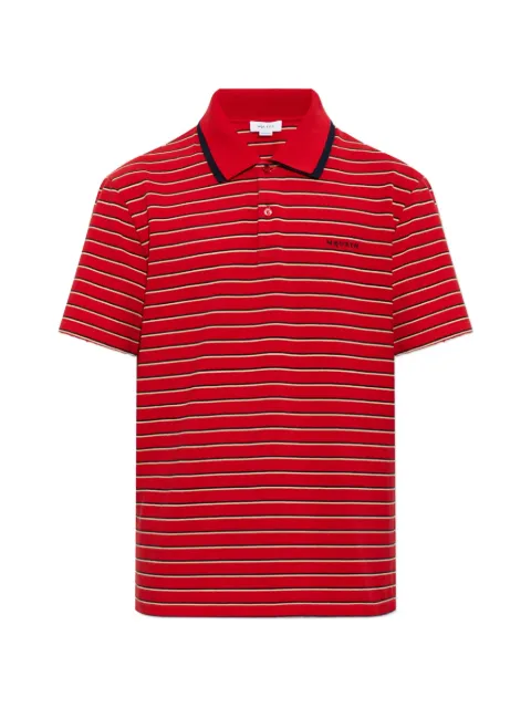Alexander McQueen striped polo shirt in red Red 860450QXACQ