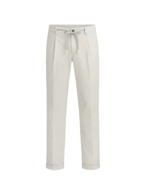 Mason's drawstring-waist twill trousers White 9PF28753CBE436