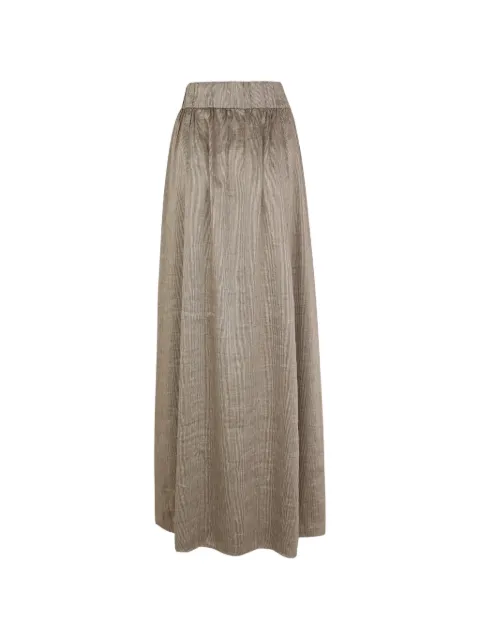 Cortana Aria striped maxi skirt Grey SS26A22938