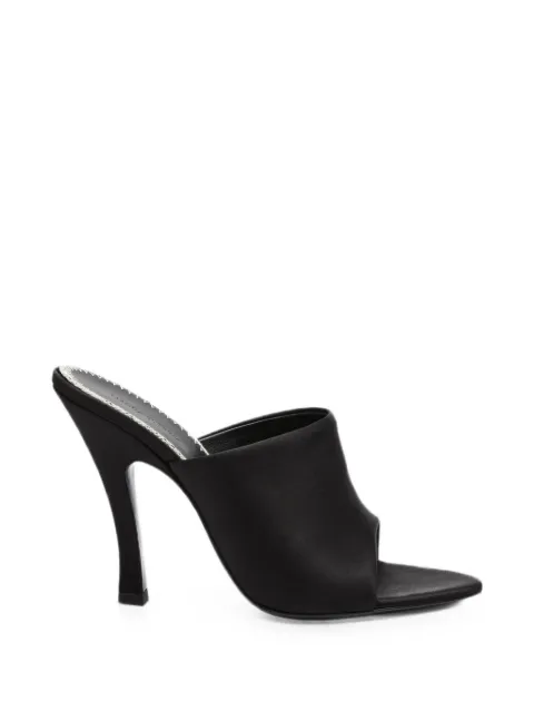 Magda Butrym open-toe satin-finish sandals Black 524526