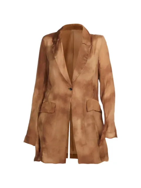 Masnada tie-dye unlined blazer Brown 8070GIACCAGRE