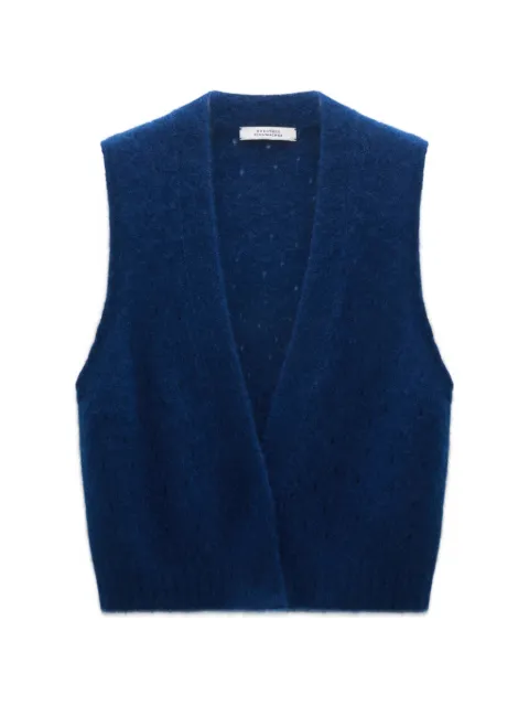 Dorothee Schumacher V-neck knitted vest Blue 510102