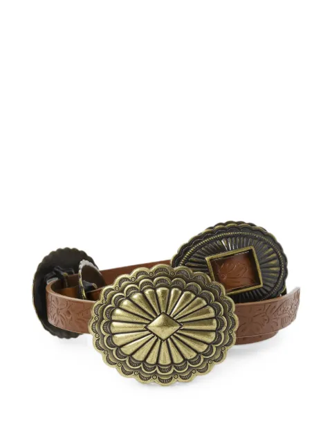 The Great. embossed Concho belt Brown 9421790