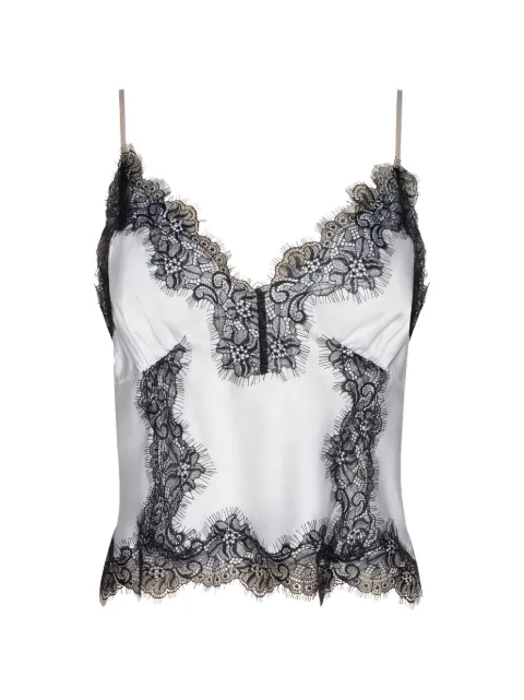 L'Agence Kimber lace-trim camisole White 40768CLW