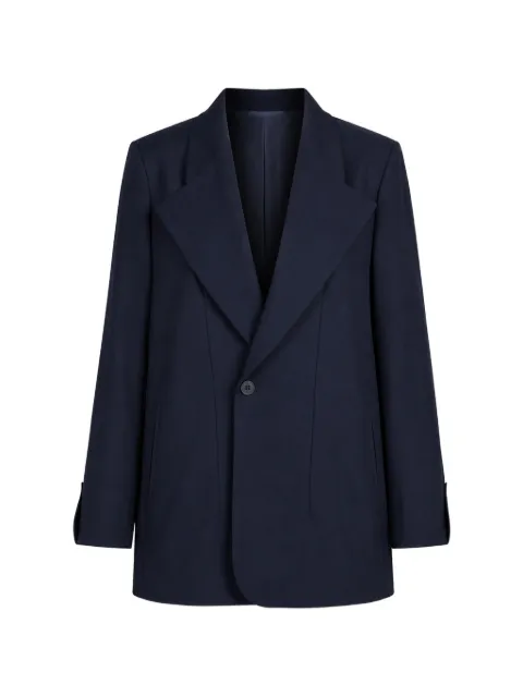 SA SU PHI Lauren peak-lapels blazer Blue S26702A