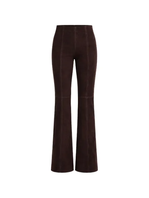 Stouls Gege flared trousers Brown GEGESUEDE
