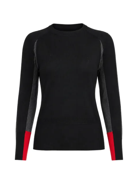 Shiro Sakai colour-block panelled sweater Black SCCN001