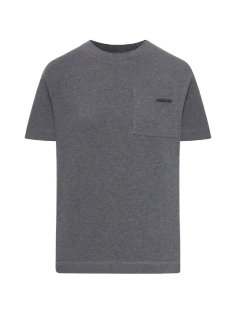Brunello Cucinelli pocket-detail crew-neck T-shirt Grey M0T81EC7108C080