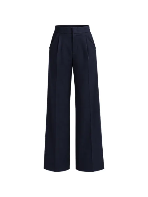 SA SU PHI Bogart pleated wide-leg trousers Blue S26314