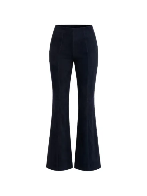 Stouls Gégé flared trousers Blue GEGESUEDE