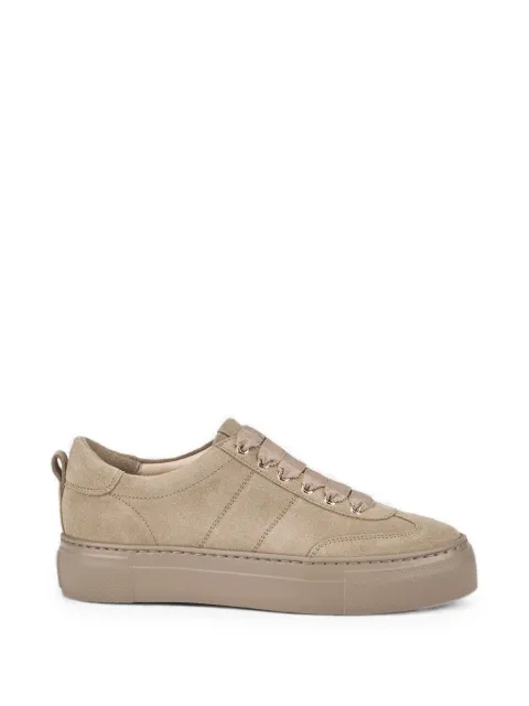 AGL Cecilia grosgrain-lace sneakers Neutrals D925310PGKV153