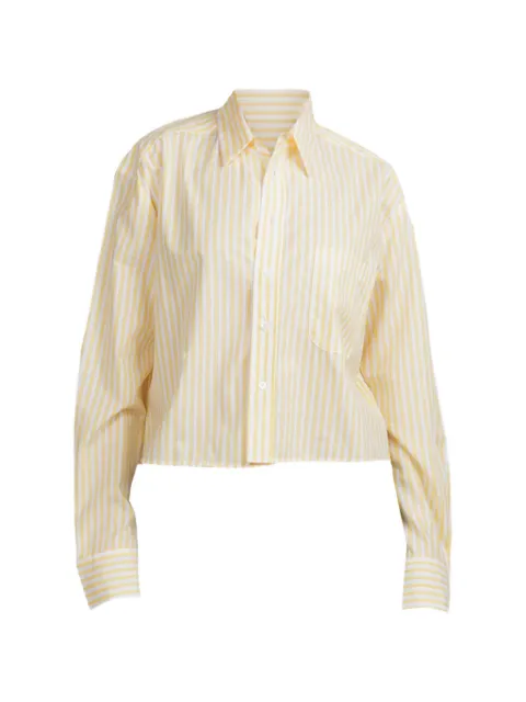 CISSA The Shorty striped shirt Yellow SH1029S26
