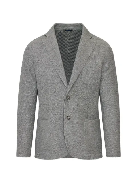 PATRICK ASSARAF single-breasted patch-pocket blazer Grey P3805B57B