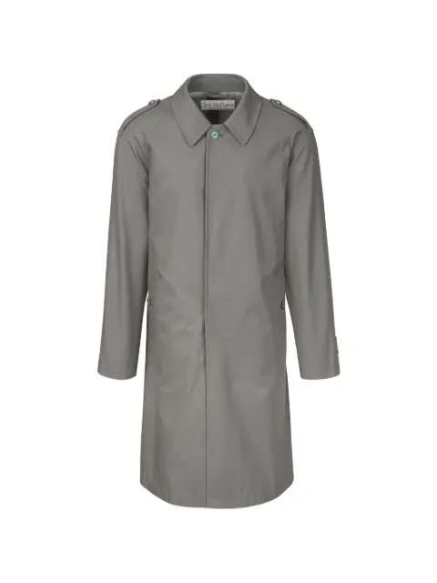 GOD'S TRUE CASHMERE gemstone-embellished cashmere coat Grey SP26U2302COTSIL