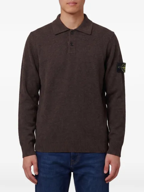 Stone Island 5100018 light RWS Geelong wool jumper Brown L2S155100018S00B4