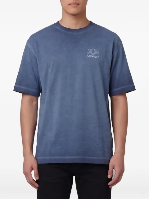 Off-White Half Arrow Skate T-shirt Blue OMAA120F26JER01F40