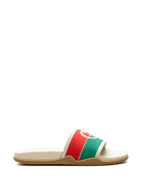 Gucci Interlocking G slides Neutrals 655461JFA00