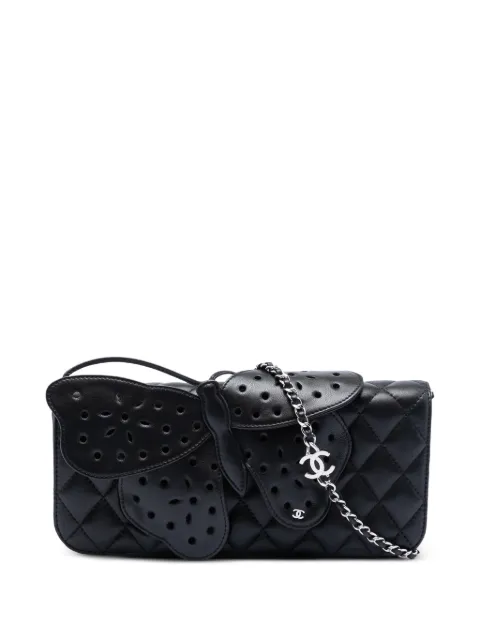 CHANEL Pre-Owned Butterfly quilted clutch bag Black USISRG9R1FHS1IMP