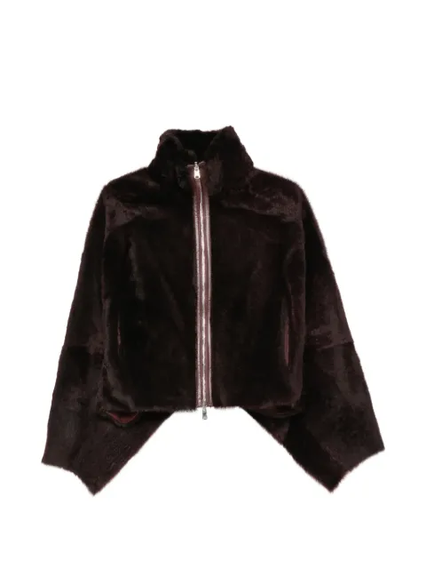 Utzon high-neck reversible jacket Brown 52338JACKSONKF0217