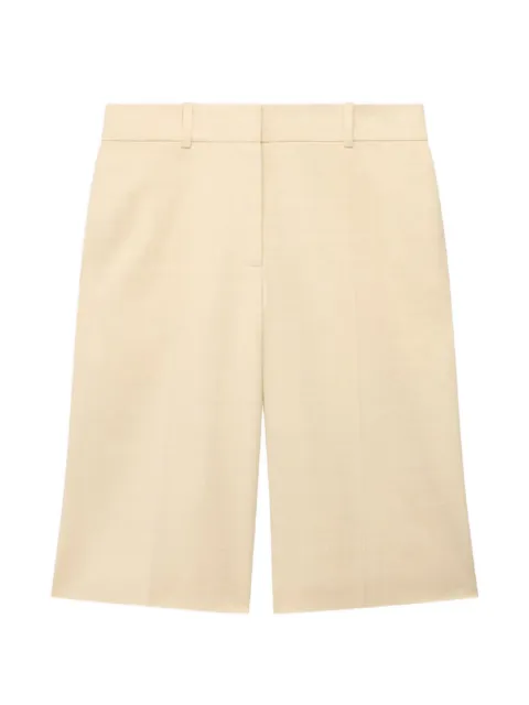 Another Tomorrow tailored shorts Neutrals A126PT076