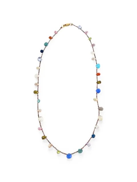 Madison gemstone-embellished beaded necklace Blue MBH1008