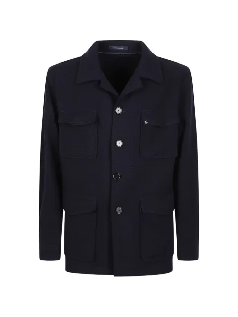 Tagliatore Milton wool shirt jacket Blue MILTON340281U