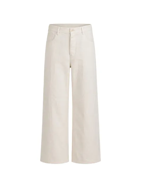 Forme D'expression Skew five-pocket straight-leg trousers Neutrals DP042