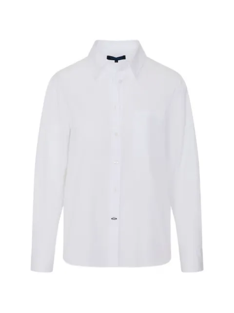 PATRICK ASSARAF long-sleeve cotton shirt White W4228D09B