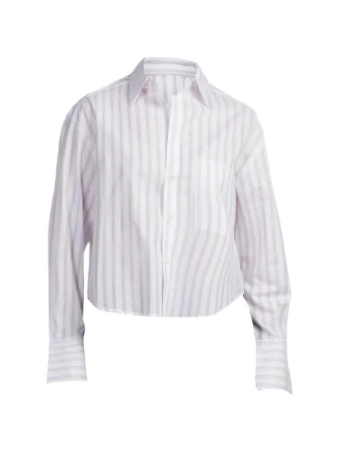 CISSA The Belle striped shirt Purple BE1029S26