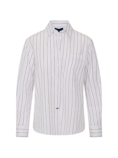 PATRICK ASSARAF striped cotton shirt White W4201D09B