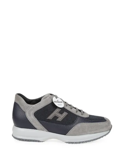 Hogan Interactive logo-detail sneakers Grey HXM00N0I980VGW