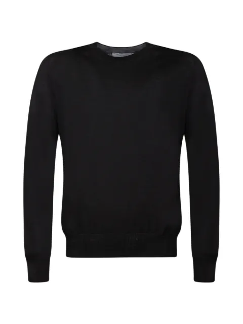 Gran Sasso crew-neck long-sleeve sweater Black 4516714790099