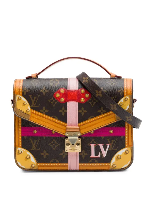 Louis Vuitton Pre-Owned 2018 Monogram Summer Trunks Pochette Metis satchel Brown XDFP7Z8TGJX9LQ6D