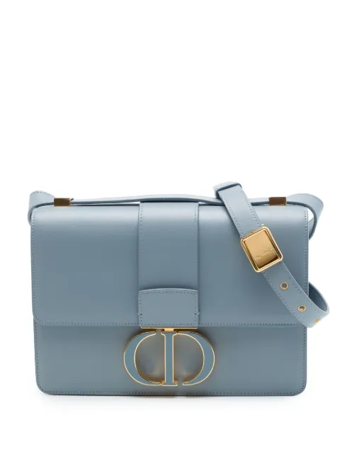 Christian Dior Pre-Owned 2021 Leather 30 Montaigne Flap crossbody bag Blue TM31XH31X3ZD8XW8