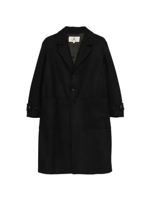 Barena single-breasted notched-lapels coat Black CSD57040444