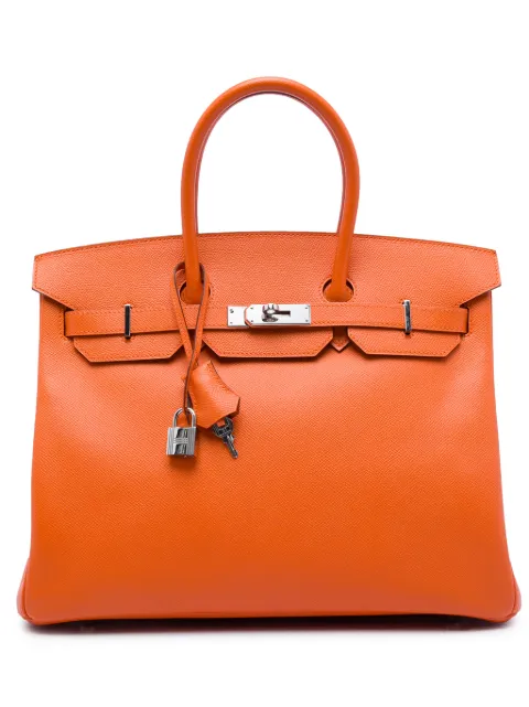 Hermès Pre-Owned 2013 Epsom Birkin Retourne 35 handbag Orange EF16MLWJMJN1DUPJ