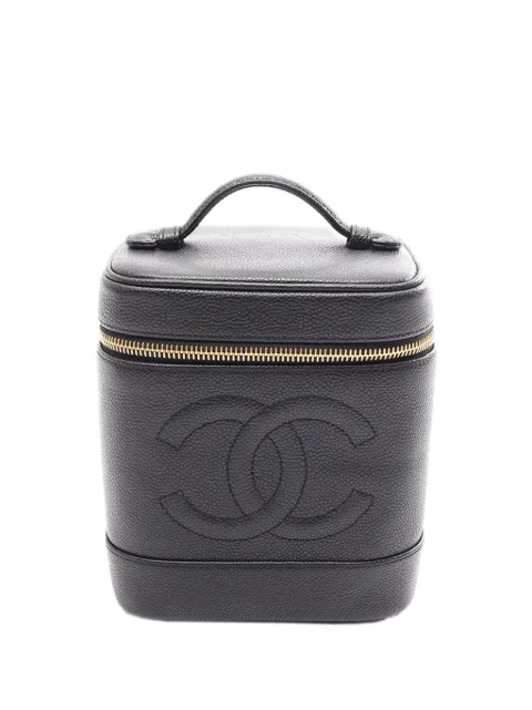 CHANEL Pre-Owned 1994-1996 Caviar CC vanity bag Black RASZ4P1NFYDICY7A