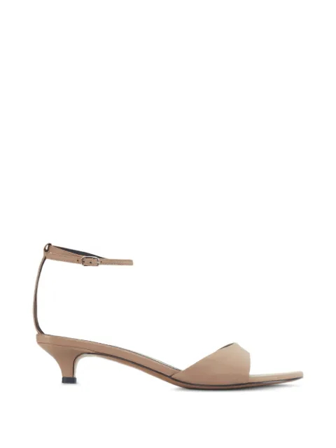 12 STOREEZ Jane leather sandals Neutrals 136790