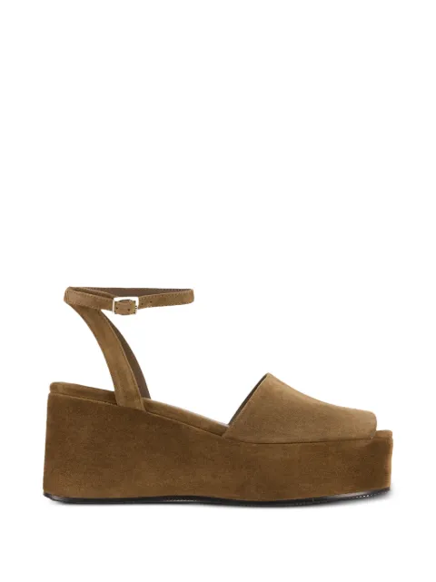 12 STOREEZ Fonda platform sandals Green 139877