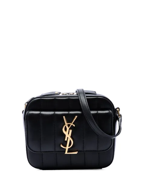 Saint Laurent Pre-Owned 2018 Toy Quilted Lambskin Vicky Camera Bag crossbody bag Black 52K9KLG7IJ9QH19C