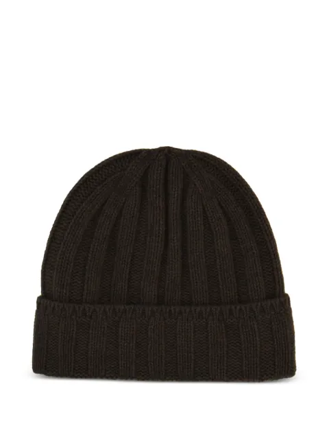Vanisè cashmere beanie hat Brown V71690