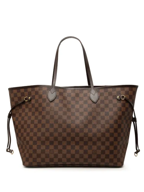 Louis Vuitton Pre-Owned 1990-2020 Damier Ebene Neverfull GM tote bag Brown UIYU9EENMV2I24SR