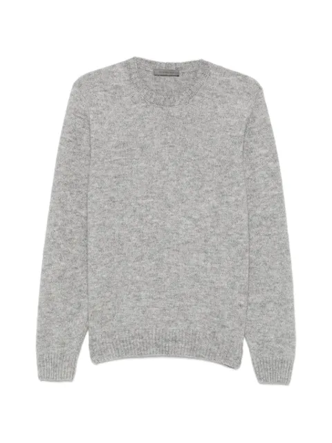 Corneliani crew-neck ribbed-trim sweater Grey 28M5682A25133016