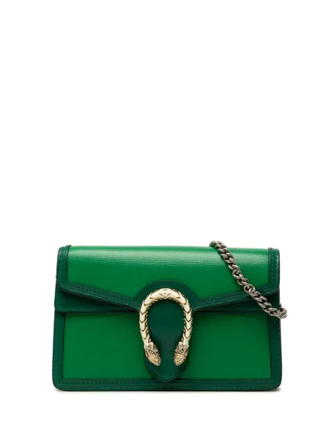 Gucci Pre-Owned 2016-2026 Mini Bicolor Leather Dionysus crossbody bag Green 89UP91UKN3BRKU9W