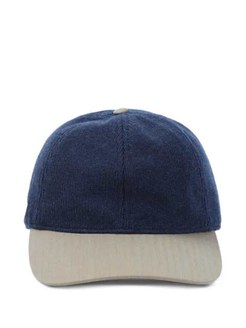 Sease cashmere baseball cap Blue AC042XG006