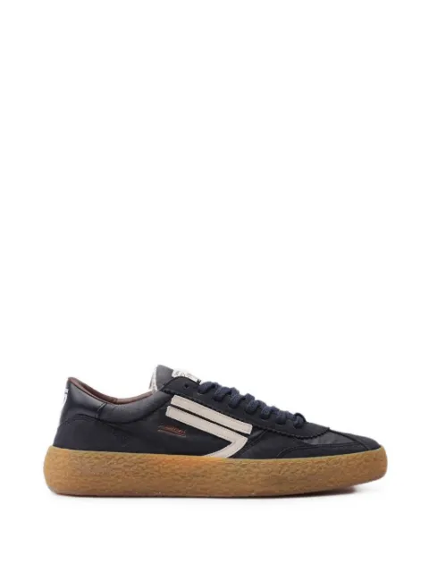 Puraai 1.01 Vintage suede panelled sneakers Blue PU101V