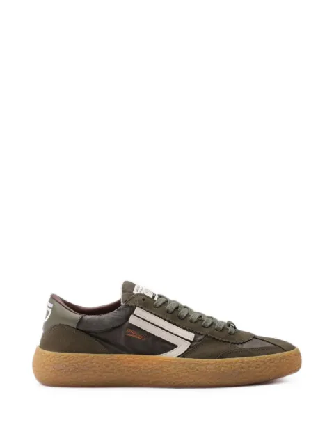 Puraai waxed-nylon sneakers Green PU101V