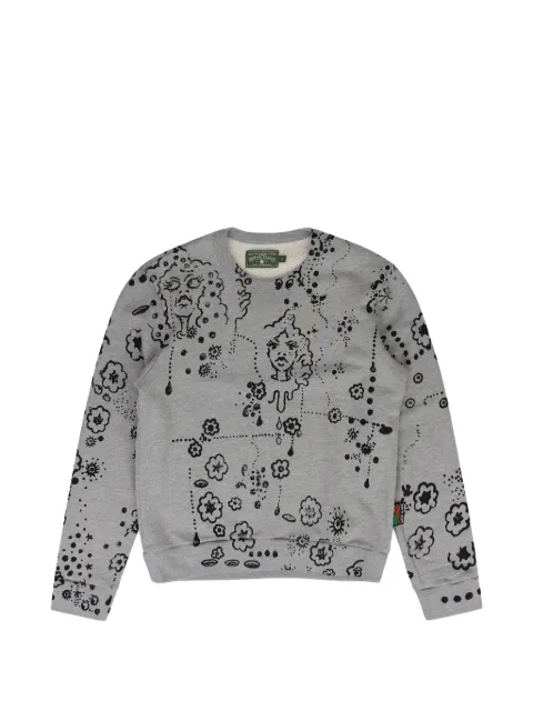 Denim Tears x Irak Tears graphic-print sweatshirt Grey DT859