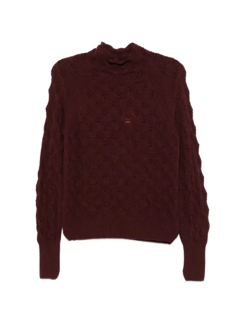 Ermanno Scervino pointelle-knit sweater Red D494M503TON