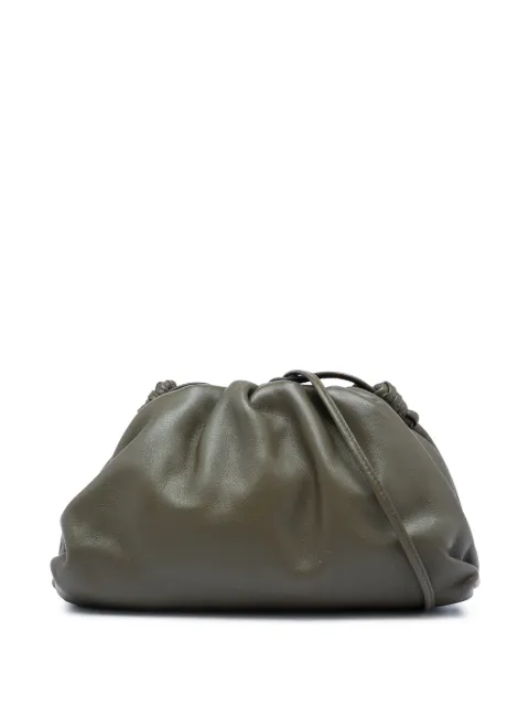 Bottega Veneta Pre-Owned 2012-2026 Lambskin The Mini Pouch crossbody bag Brown TMVEIECVUDBB1JDN